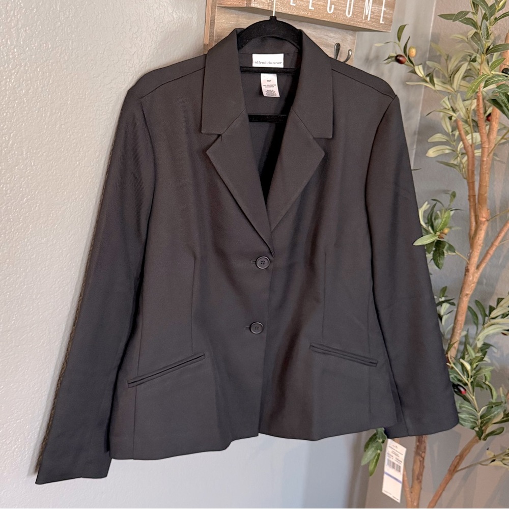 Alfred Dunner Black Blazer